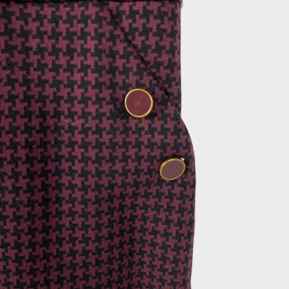 Talbots Classic Sheath Dress in a Houndstooth Print size 2P - Picture 5 of 6